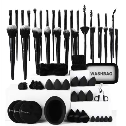 40pcs  Beauty Tools Major Combination Suit Face Wash Makeup Full Set
