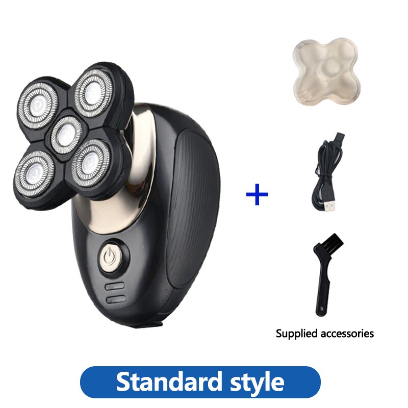 Multifunctional Electric Shaver Wet Dry Rechargeable Beard Trimmer Kit