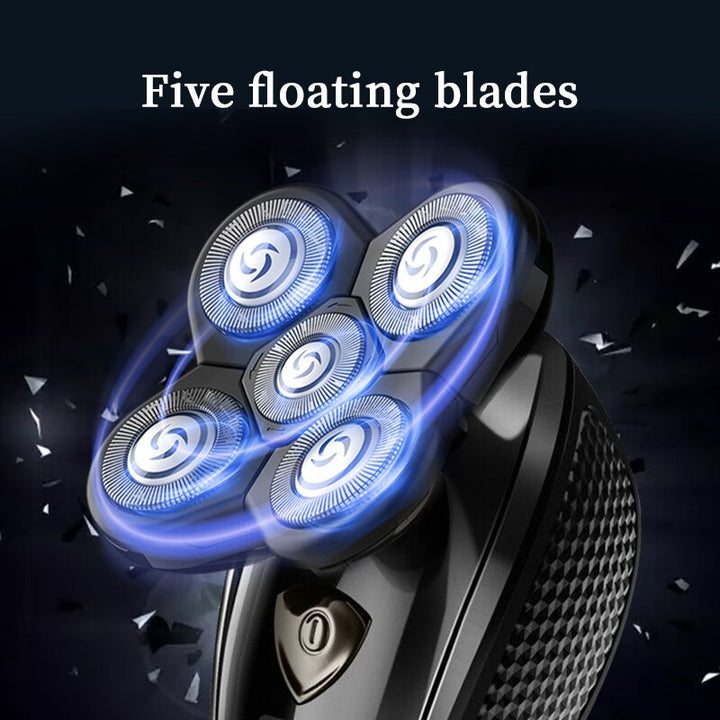 Multifunctional Electric Shaver Wet Dry Rechargeable Beard Trimmer Kit