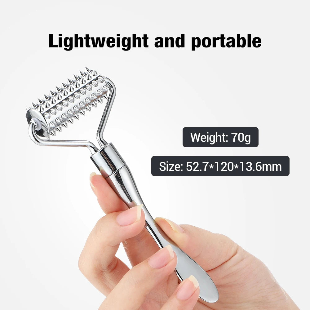 Stainless Steel Face Roller Massager for Neck Facial Beauty Care