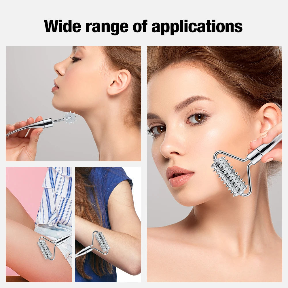 Stainless Steel Face Roller Massager for Neck Facial Beauty Care