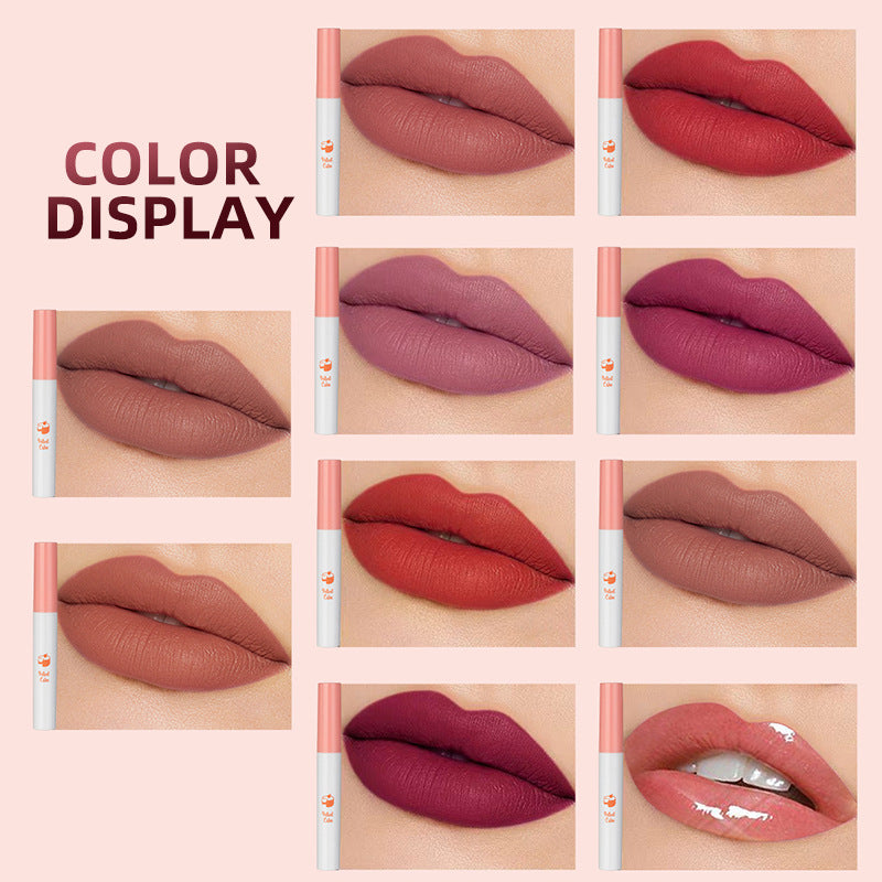 10 PCS Matte Liquid Lipstick Set Long Lasting Velvet Finish