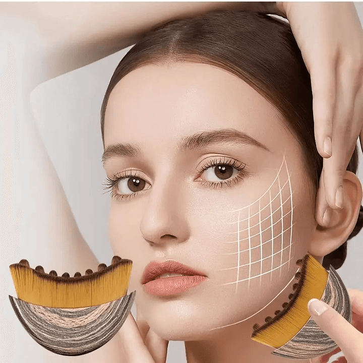Glow Master Face Brush Deep Cleansing & Contour Tool