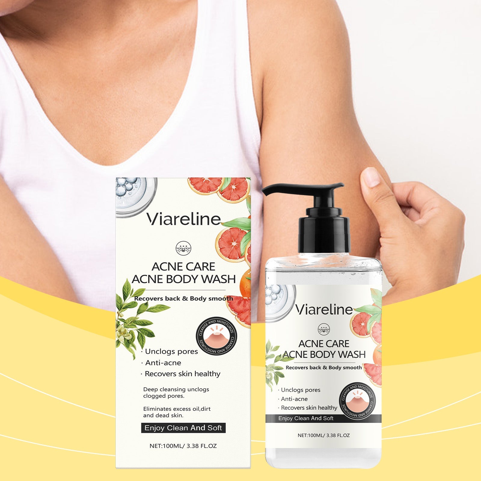 Soothing Repair Shower Gel Hydrating Moisturizing Body Cleansing Care