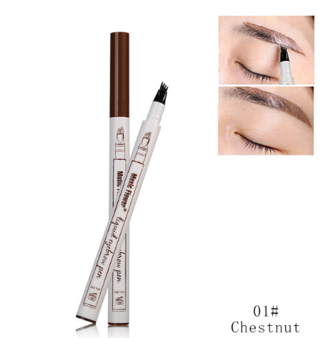 Music Flower Liquid Eyebrow Pen Waterproof Long Lasting Makeup