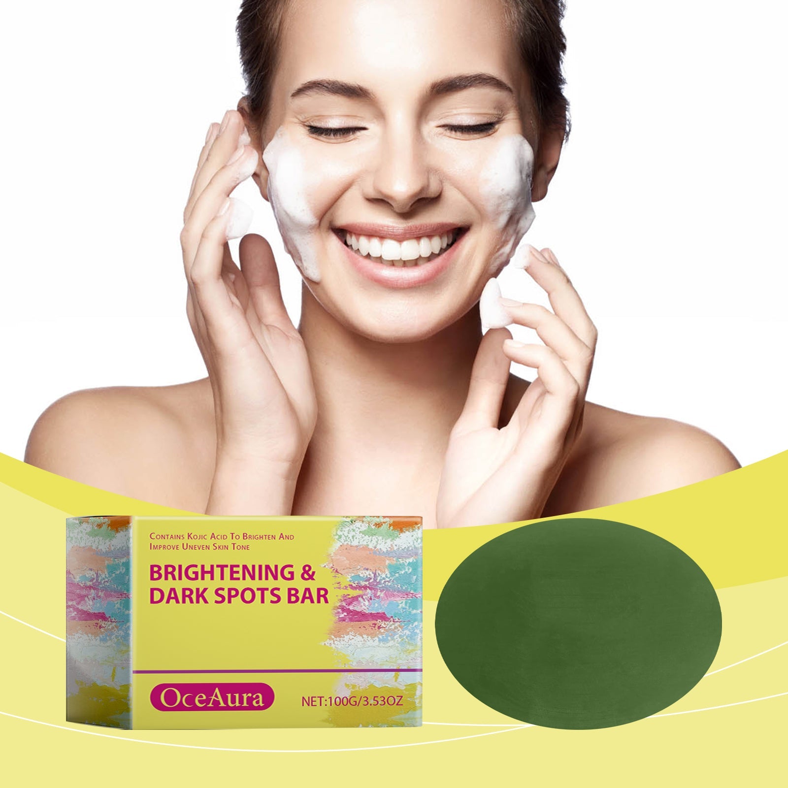Brightening Soap for Daily Cleansing Moisturizing and Skin Care