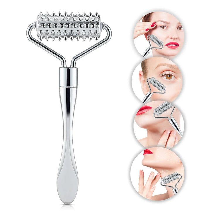 Stainless Steel Face Roller Massager for Neck Facial Beauty Care