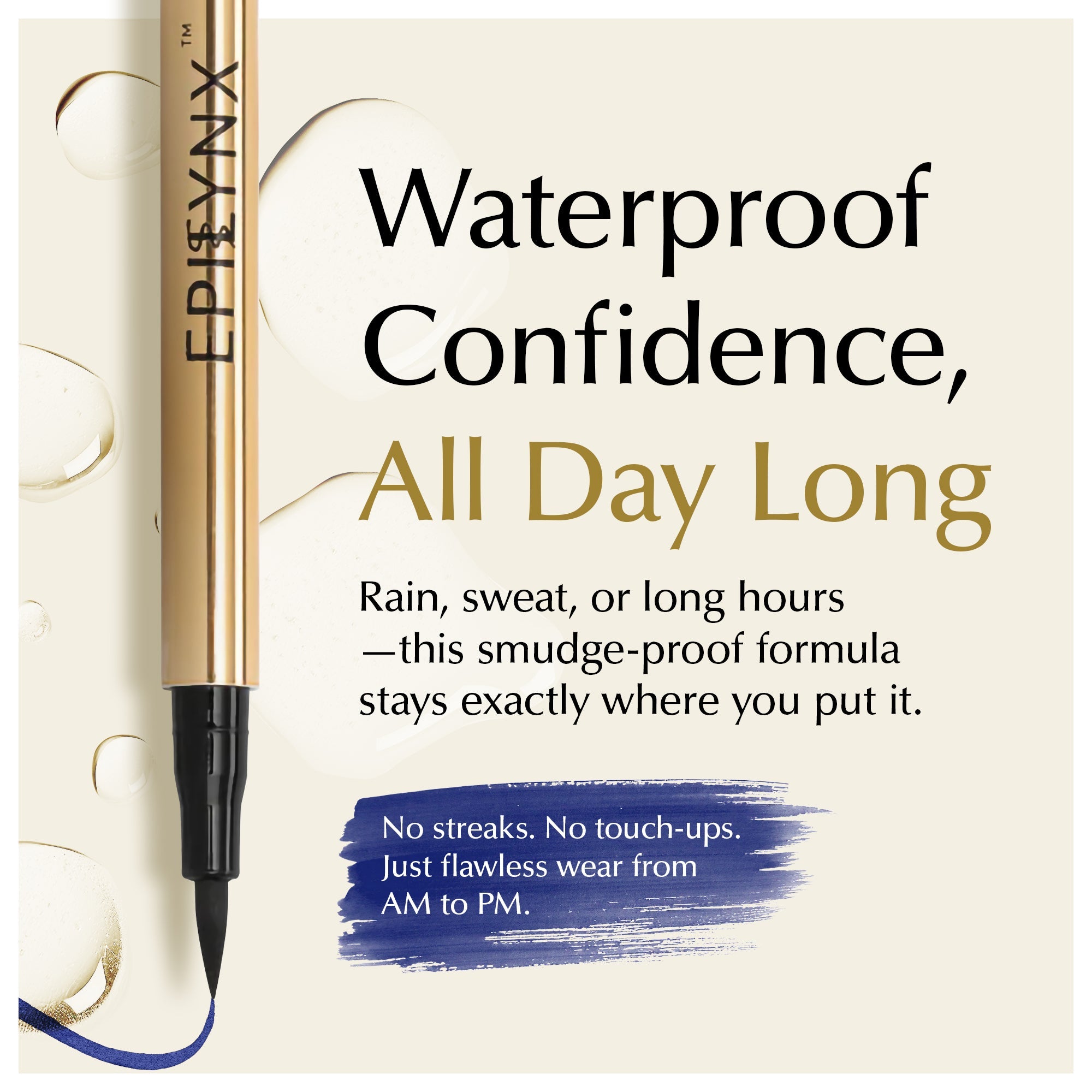 Waterproof Liquid Eyeliner Pen Smudge Proof Vegan Precision Matte