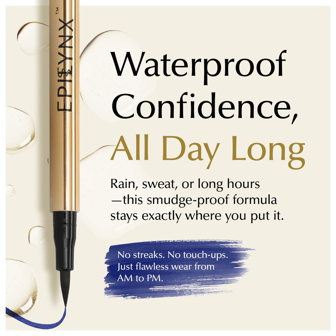 Waterproof Liquid Eyeliner Pen Smudge Proof Vegan Precision Matte