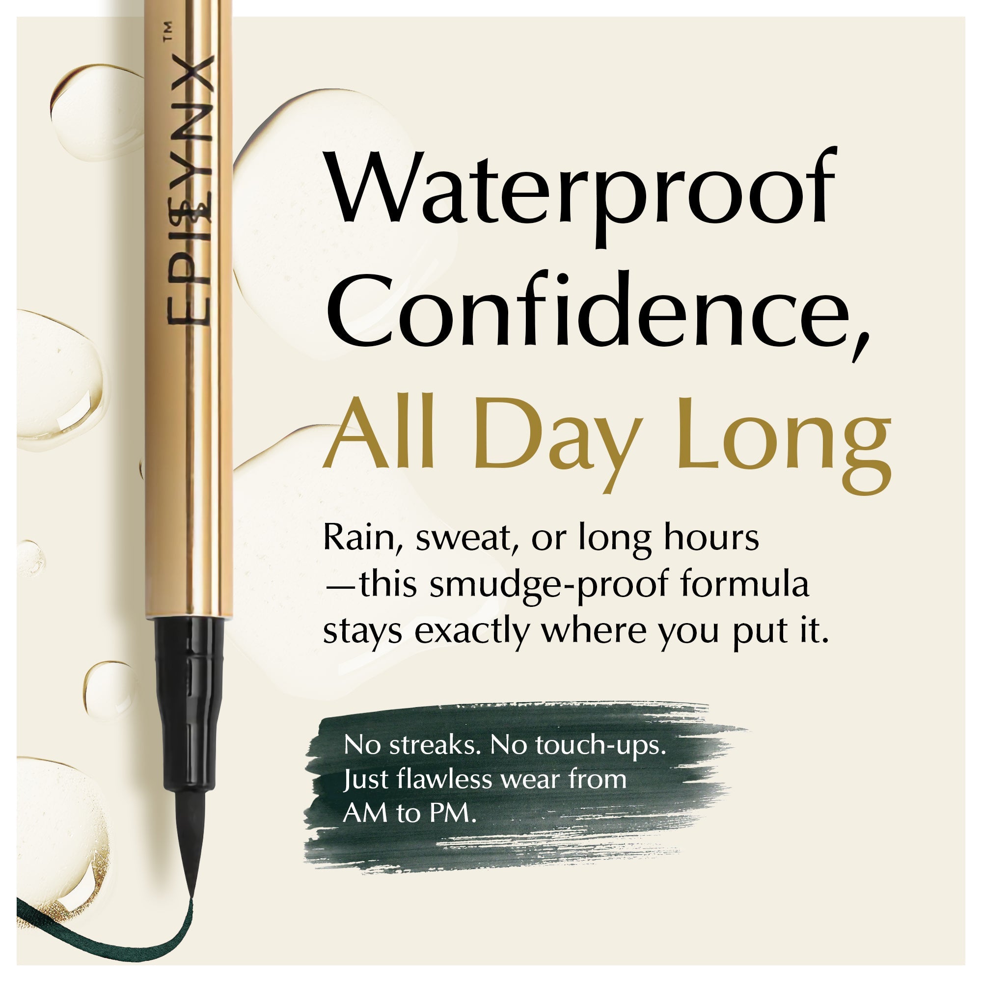 Waterproof Liquid Eyeliner Pen Smudge Proof Vegan Precision Matte