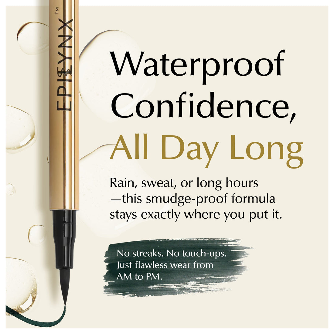 Waterproof Liquid Eyeliner Pen Smudge Proof Vegan Precision Matte