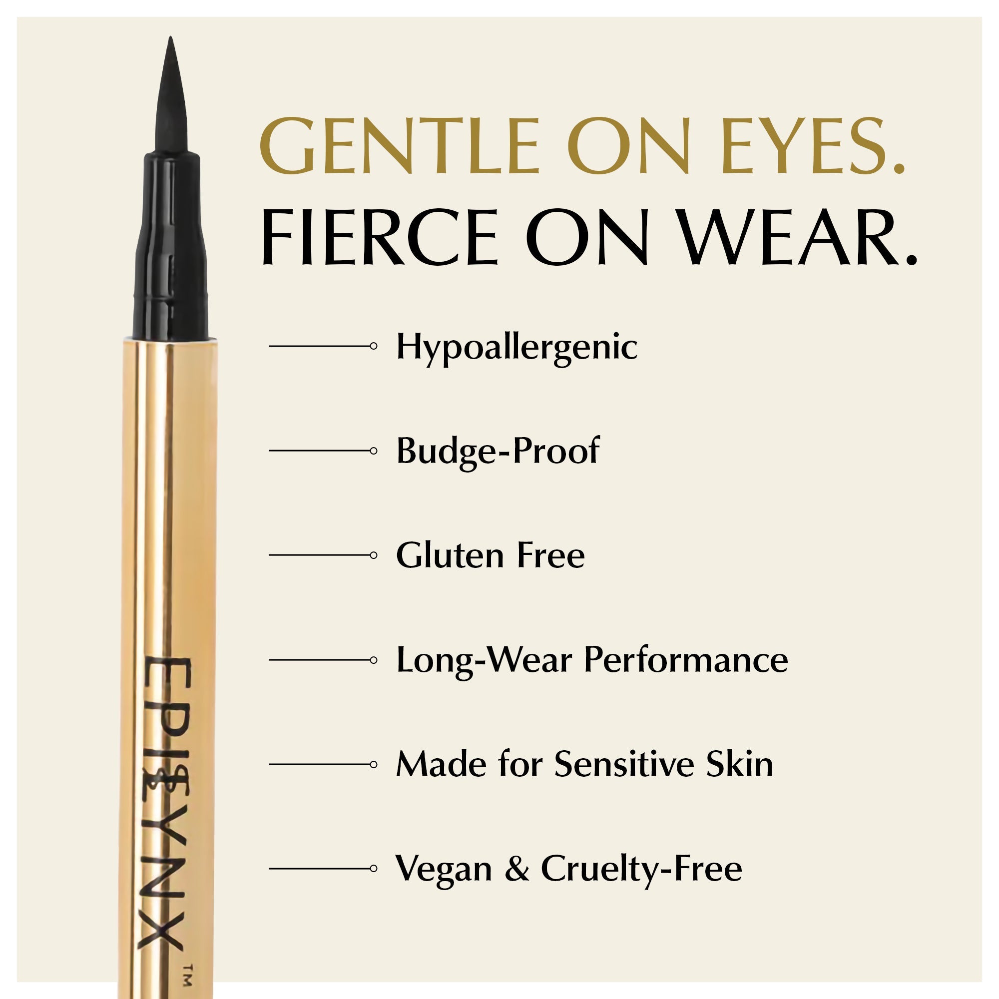 Waterproof Liquid Eyeliner Pen Smudge Proof Vegan Precision Matte