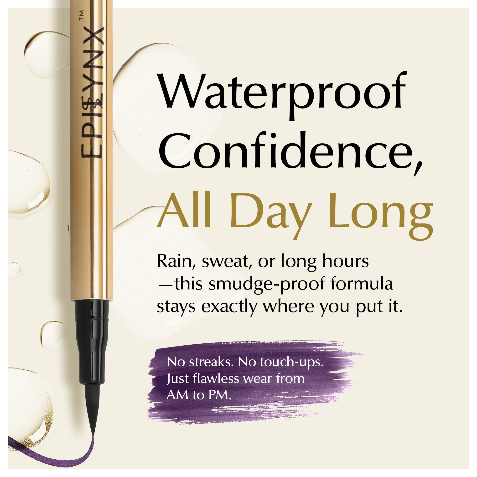 Waterproof Liquid Eyeliner Pen Smudge Proof Vegan Precision Matte