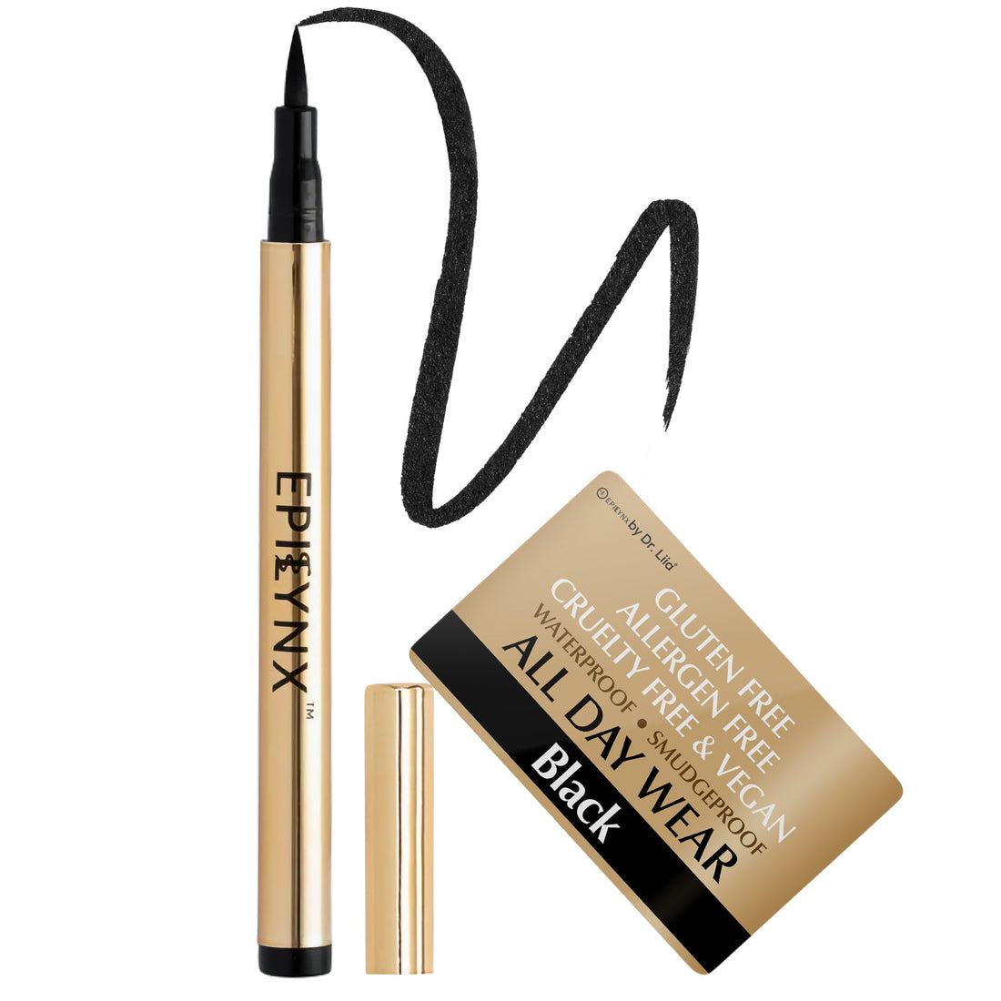 Waterproof Liquid Eyeliner Pen Smudge Proof Vegan Precision Matte