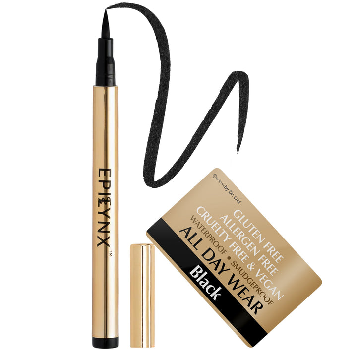 Waterproof Liquid Eyeliner Pen Smudge Proof Vegan Precision Matte
