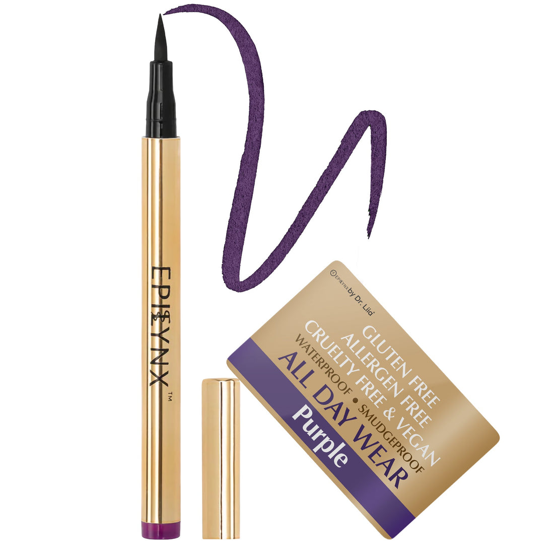 Waterproof Liquid Eyeliner Pen Smudge Proof Vegan Precision Matte