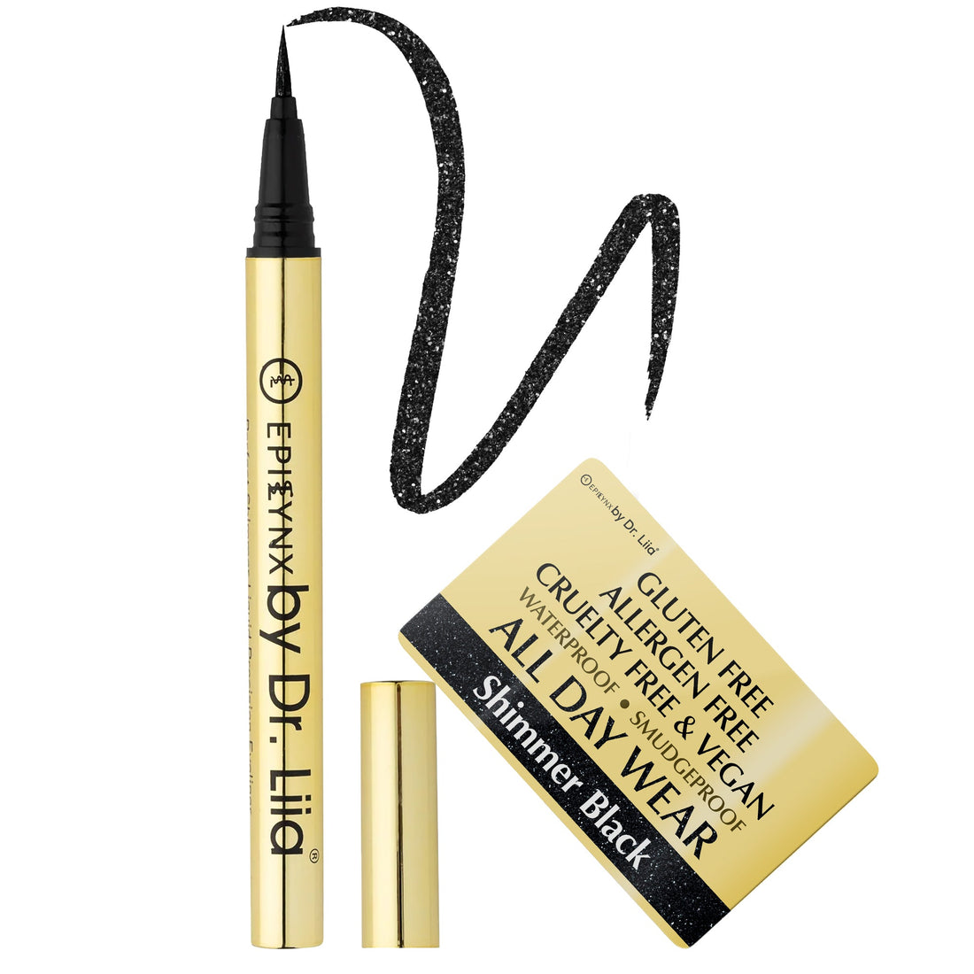 Waterproof Liquid Eyeliner Pen Smudge Proof Vegan Precision Matte