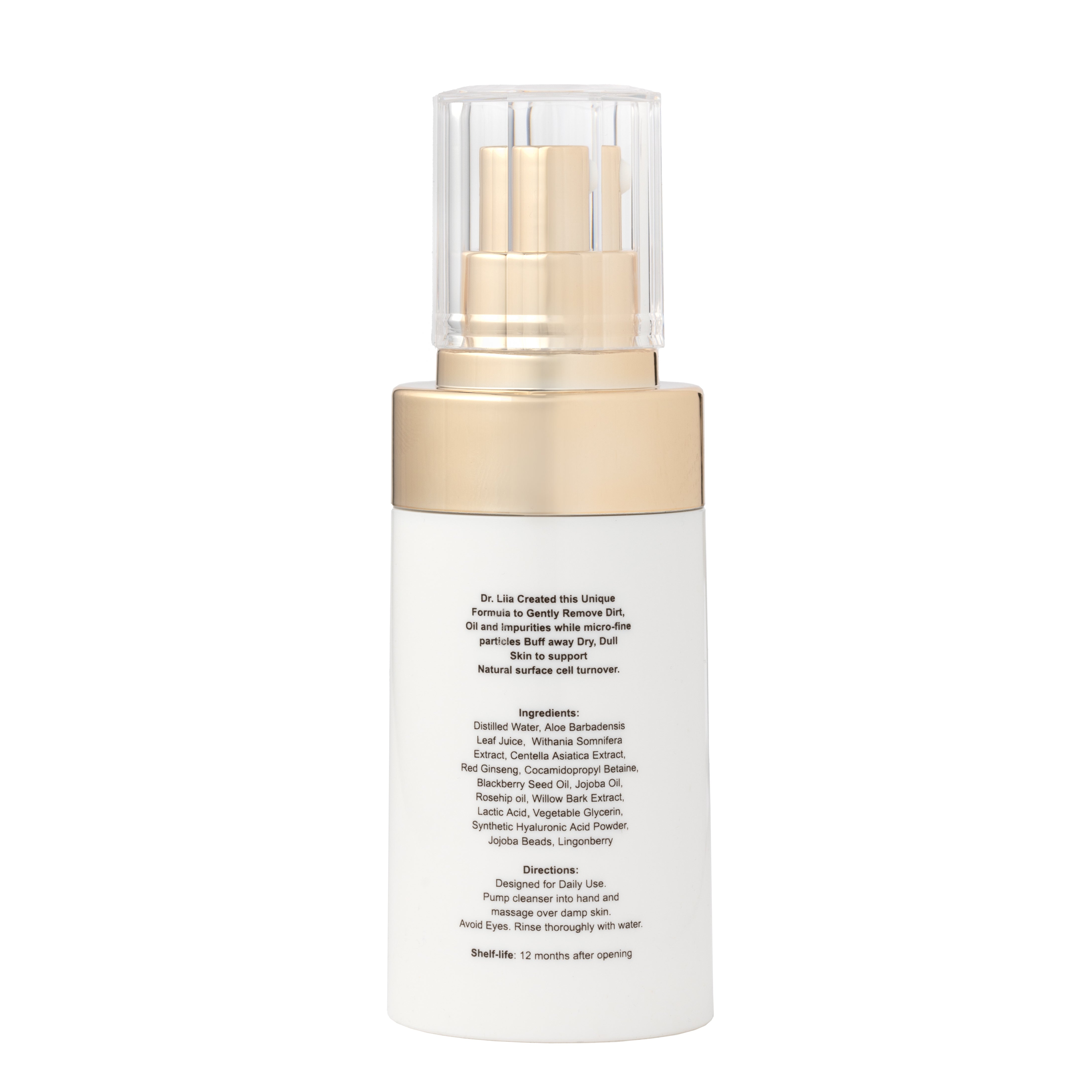 Gentle Exfoliating Face Scrub with Hyaluronic Acid Aloe Jojoba