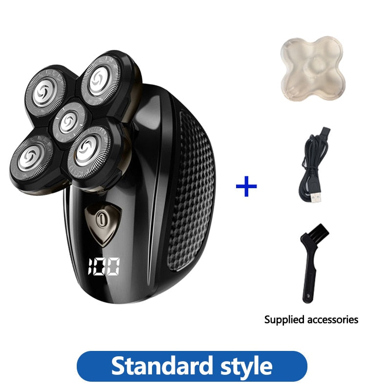 Multifunctional Electric Shaver Wet Dry Rechargeable Beard Trimmer Kit