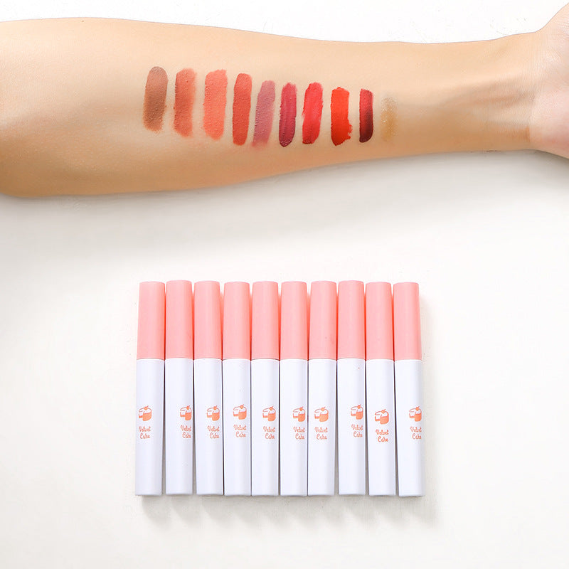 10 PCS Matte Liquid Lipstick Set Long Lasting Velvet Finish
