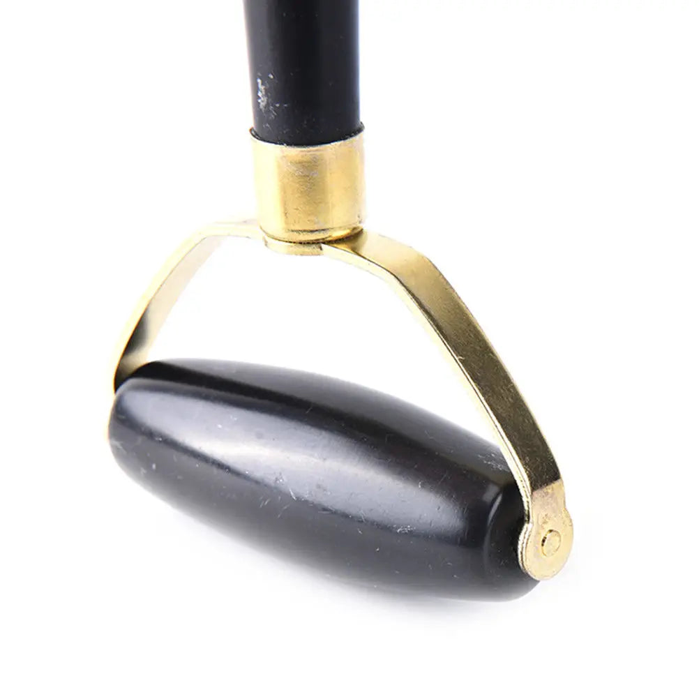 Natural Obsidian Quartz Face Roller Anti Wrinkle Beauty Massage Tool