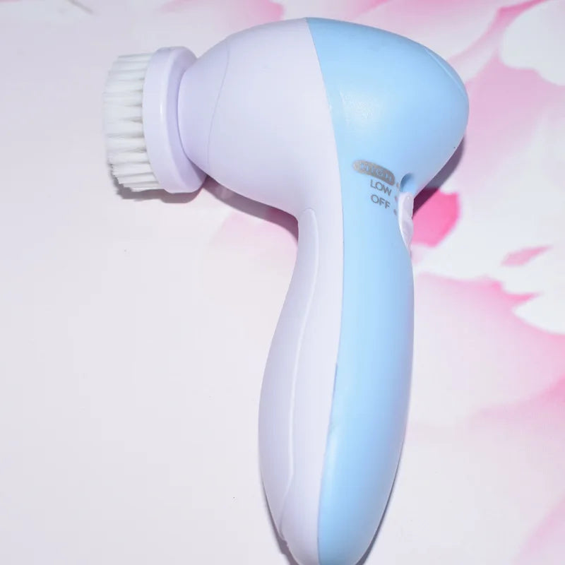 5 in 1 Electric Facial Cleansing Brush Blackhead Remover Tool