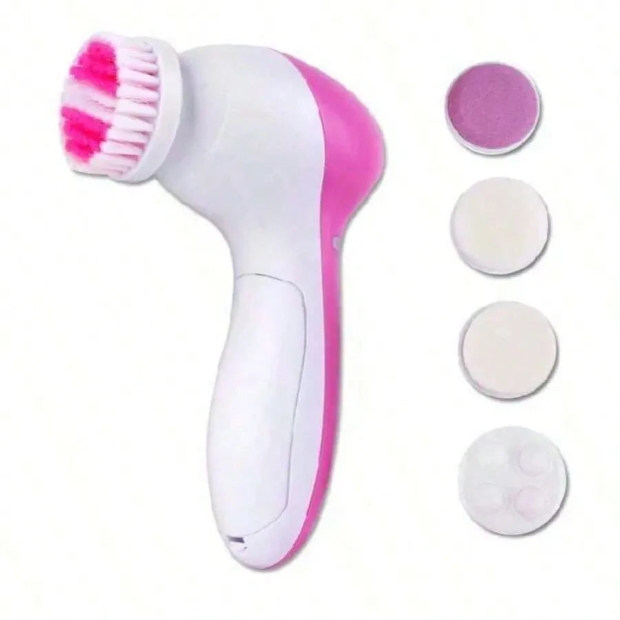 5 in 1 Electric Facial Cleansing Brush Blackhead Remover Tool