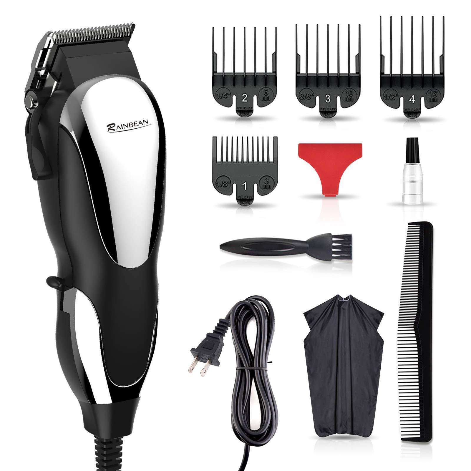 Professional Corded Hair Clippers – 7-in-1 Men's Grooming Kit