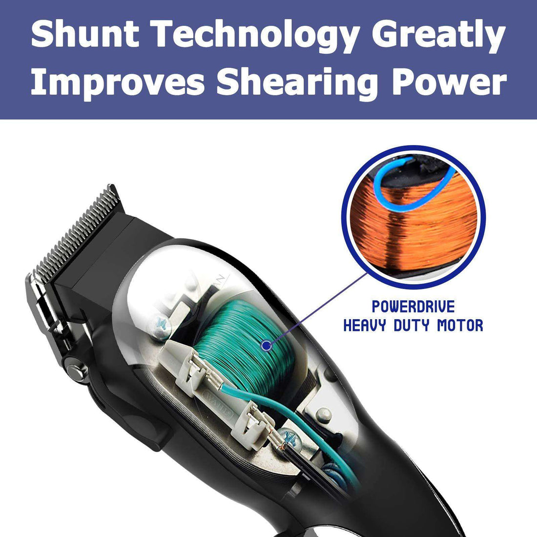 Professional Corded Hair Clippers – 7-in-1 Men's Grooming Kit